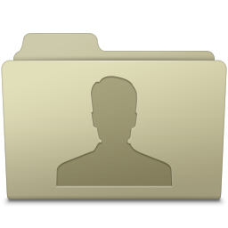 Users Folder Ash Icon 256x256 png